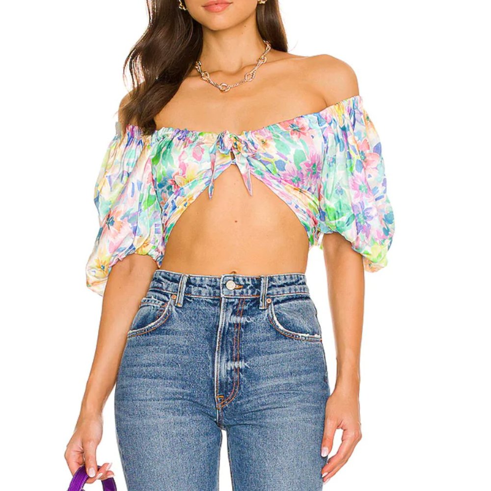 For Love & Lemons Blaire Crop Top